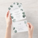 Search for summer botanical wedding invitations Green