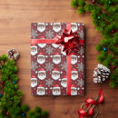 Search for black santa wrapping paper Vintage