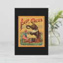 Search for vintage circus invitations Retro