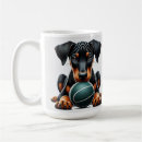Search for doberman pinscher mugs Cute