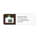 Search for cameras return address labels Retro