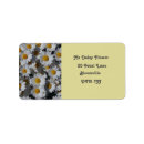 Search for daisies return address labels Yellow