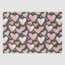 Search for gold heart tissue paper Valentine's