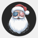 Search for patriotic christmas stickers Santa