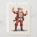 Search for vintage western christmas cards Santa claus