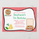 Search for pizza chef birthday invitations Cute