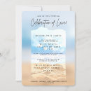 Search for celebration of love invitations Beach