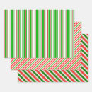 Search for candy cane striped pattern wrapping paper Green