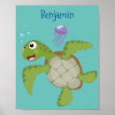 Search for cute turtle nursery art Whimsical