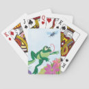Search for frog playing cards Illustration
