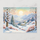 Search for sunny landscape postcards Winter