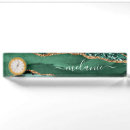 Search for clock name plates Green