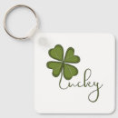 Search for 4 leaf clover key rings Leprechaun