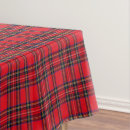 Search for red tartan tablecloths Clan