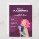 Search for karaoke party invitations Singer