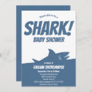 Search for shark baby boy shower invitations Fish