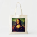 Search for mona lisa tote bags Leonardo da vinci