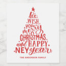 Search for happy new year wine labels Winter