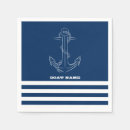 Search for nautical napkins Captain