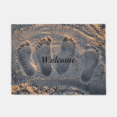 Search for footprints doormats Beach