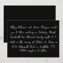 Search for solid black invitations Minimalist