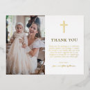 Search for elegant baptism cards Gold foil