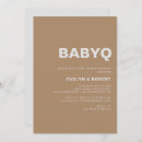 Search for babyq invitations Rustic baby q