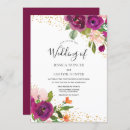 Search for gold glitter wedding invitations Burgundy