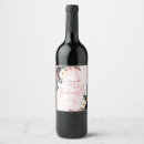 Search for will you be my bridesmaid wine labels Blush pink