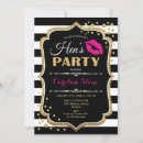 Search for glam hens party invitations Glitter