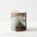 Search for white horse portrait mugs Equine