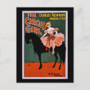 Search for vintage circus postcards Girl