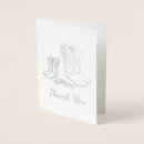 Search for cowboy baby shower thank you cards Boots