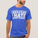 Search for church of satan tshirts Black