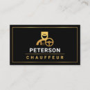 Search for limo service business cards Chauffeur