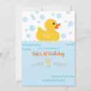 Search for ducky birthday invitations Duckling