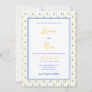 Search for lemon yellow wedding invitations Mediterranean
