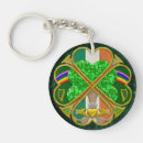 Search for celtic design key rings Shamrock