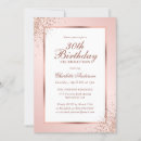 Search for blush pink 30th birthday invitations Rose gold