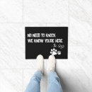 Search for crazy dog doormats Crazy dogs live here