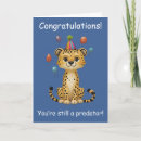 Search for funny cat jokes cards Over the hill