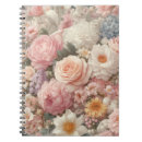 Search for flower pattern notebooks Peony