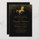 Search for gold unicorn birthday invitations Glitter
