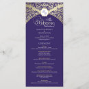 Search for purple wedding programs Formal