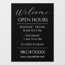 Search for coffee shop business window decals Opening times