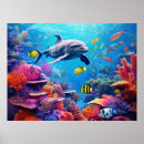 Search for coral reef posters Underwater world