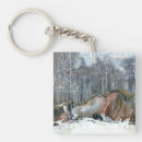 Search for trees birch key rings Snow