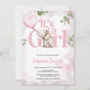 Search for grey baby girl shower invitations Its a girl
