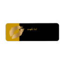 Search for fleur de lis return address labels Gold