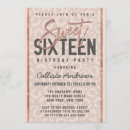 Search for unique sweet 16 invitations Modern contemporary